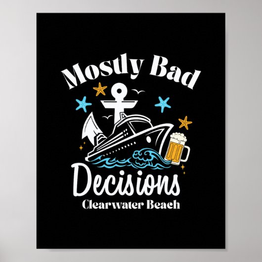 Meestal D-beslissingen Clearwater Beach Spring Bre Poster (Voorkant)