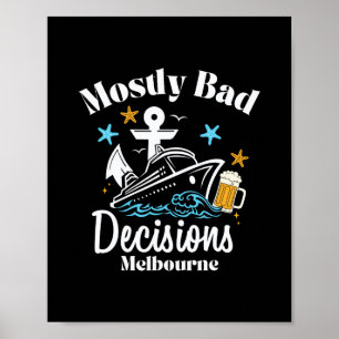 Meestal D Beslissingen Melbourne Spring Break  Poster