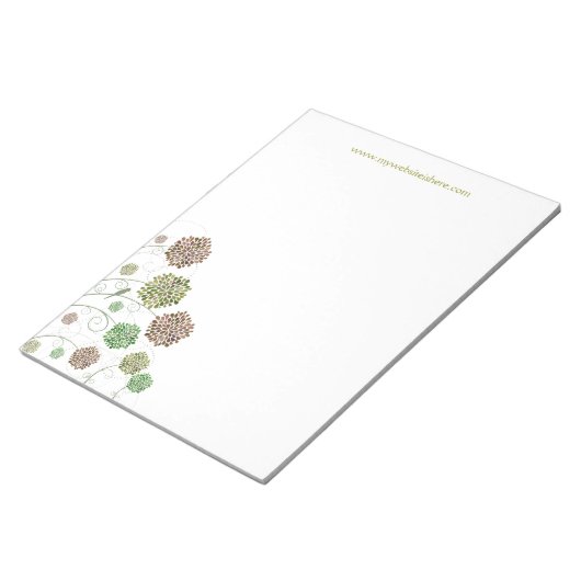 Meestal een moderne ventilatorontwerper notitieblok (Schuin)