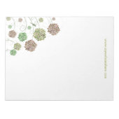 Meestal een moderne ventilatorontwerper notitieblok (Voorkant)