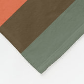 Meestal gebold regenbooggrote horizontale strepen  fleece deken (Hoek)