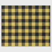 Meestal geel kerstfeest cadeaupapier (Vlak)