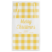 Meestal geel kerstfeest klein cadeauzakje (Voorkant)