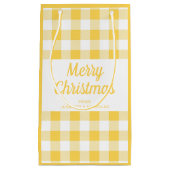 Meestal geel kerstfeest klein cadeauzakje (Voorkant)