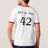 Meestal hardnekkige econometrie Ringer Shirt (Achterkant volledig)