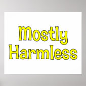 Meestal Harmless Poster (Voorkant)