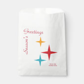 Meestal kerststerren, middeleeuwse moderne feestda bedankzakje (Voorkant)