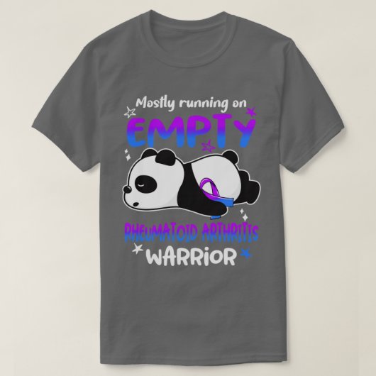 Meestal lopen op lege reumatoïde artritis Warri T-shirt (Design voorkant)
