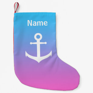 Meestal nautische ankergradiënt kleine kerstsok