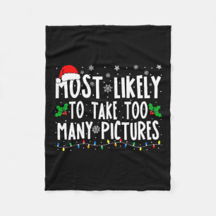 Meestal nemen te veel Afbeeldingen plezier Kerstmi Fleece Deken