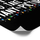 Meestal nemen te veel Afbeeldingen plezier Kerstmi Poster (Hoek)