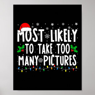 Meestal nemen te veel Afbeeldingen plezier Kerstmi Poster