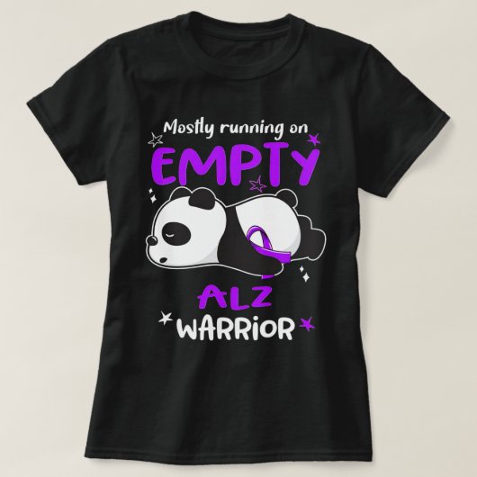Meestal op Empty Alz Warrior T-shirt (Design voorkant)