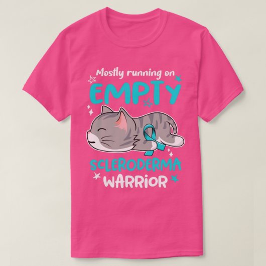 Meestal op Empty Scleroderma Warrior T-shirt (Design voorkant)