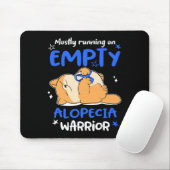 Meestal op lege Alopecia Warrior Muismat (Met muis)