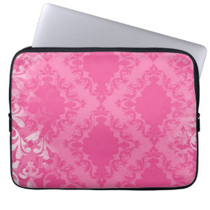 MEESTAL PINK  DAMASK LAPTOP SLEEVE
