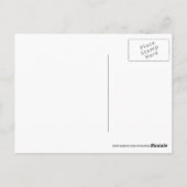 MEESTAL PINK MUSTACHT OP BLAUWGROEN GLITTER EFFECT BRIEFKAART (Achterkant)