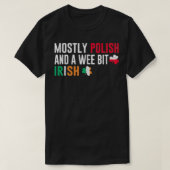 Meestal Pools en een beetje Iers St Patricks Day T-shirt (Design voorkant)