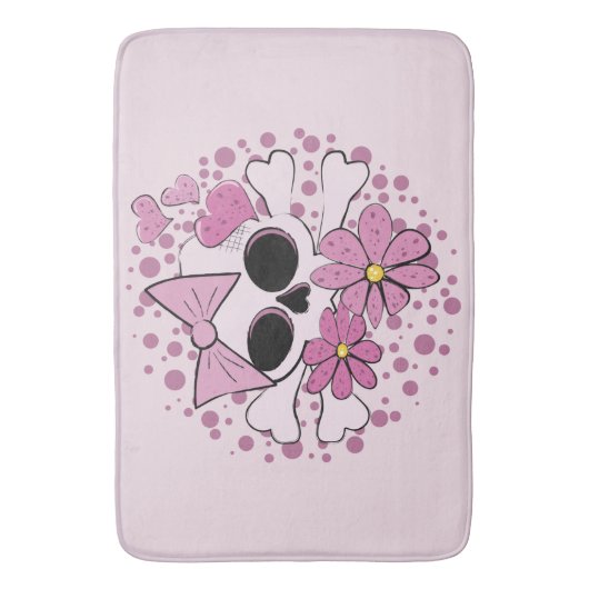 Meestal Punk schedel Badmat (Voorkant Verticaal)