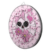 Meestal Punk schedel Dartbord (Voorkant Rechts)
