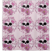 Meestal Punk schedel Douchegordijn (Voorkant)