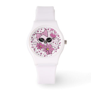 Meestal Punk schedel Horloge