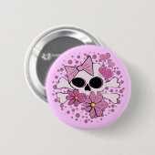 Meestal Punk schedel Ronde Button 5,7 Cm (Voorkant /achterkant)