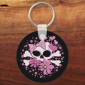 Meestal Punk schedel Sleutelhanger (Voorkant)
