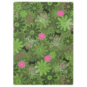 Meestal Punk Skulls op de achtergrond van de Vloer Klembord (Achterkant)