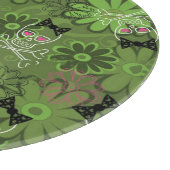 Meestal Punk Skulls op de achtergrond van de Vloer Snijplank (Hoek)