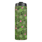 Meestal Punk Skulls op de achtergrond van de Vloer Thermosbeker (Voorkant)