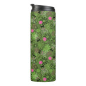 Meestal Punk Skulls op de achtergrond van de Vloer Thermosbeker (Geroteerd rechts)