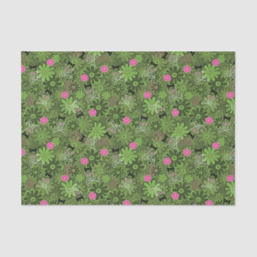 Meestal Punk Skulls op de achtergrond van de Vloer Tissuepapier (Voorkant)