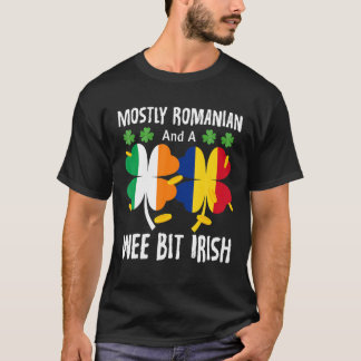 Meestal Roemeens en een wee hebben de Ierse St Pat T-shirt