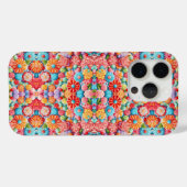 Meestal roze bloemmotief ontwerp Case-Mate iPhone case (Achterkant (horizontaal))