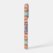 Meestal roze bloemmotief ontwerp iPhone hoesje (Rechterkant)
