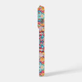 Meestal roze bloemmotief ontwerp iPhone hoesje (Linkerkant)