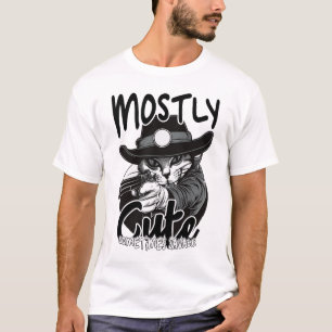 Meestal Schattige soms wreed T-shirt