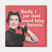 Meestal sta ik er alleen maar voor om verbluffend  magneet (Voorkant)