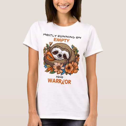 Meestal uitgevoerd op lege ADHD Warrior Shirt, ADH T-shirt (Voorkant)