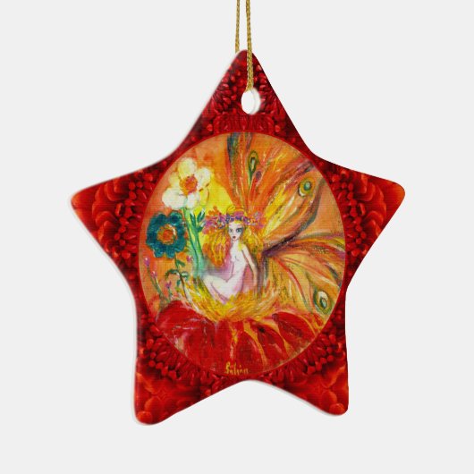 MEESTAL VAN DE RODE Fantasy Star Keramisch Ornament (Rechts)