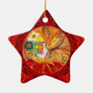 MEESTAL VAN DE RODE Fantasy Star Keramisch Ornament