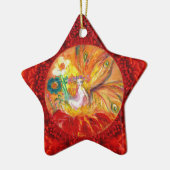 MEESTAL VAN DE RODE Fantasy Star Keramisch Ornament (Links)