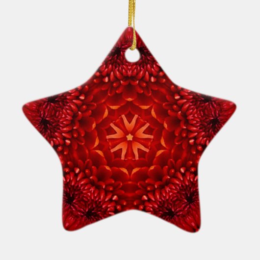 MEESTAL VAN DE RODE Fantasy Star Keramisch Ornament (Achterkant)