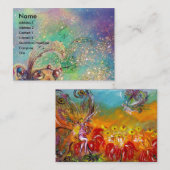 MEESTAL VAN DE RODE STROMEN / MAGISCHE BUTTERFLY VISITEKAARTJE (Voorkant / Achterkant)