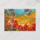 MEESTAL VAN DE RODE VLOEREN Blauwe groene ontlasti Visitekaartje (Achterkant)