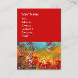 MEESTAL VAN DE RODE VLOERENDE VLOEISTOF VISITEKAARTJE