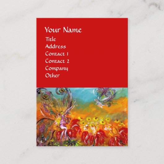 MEESTAL VAN DE RODE VLOERENDE VLOEISTOF VISITEKAARTJE (Voorkant)