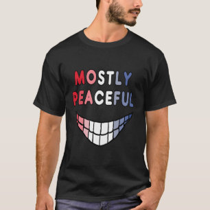 Meestal vredig t-shirt