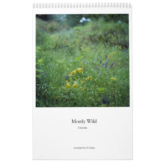 Meestal Wilde (bloemen) Agenda Kalender (Hoes)